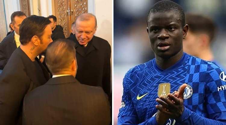 Sinan Ak&ccedil;ıl Başkan Erdoğan ile bir araya geldi: Kante teşekk&uuml;r&uuml; sosyal medyaya damga vurdu