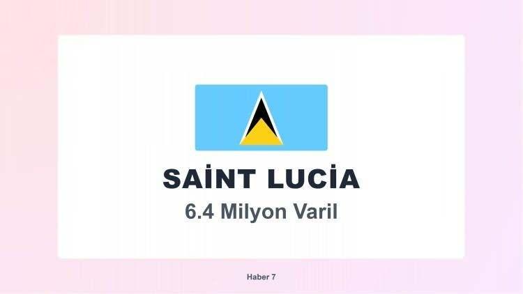 <p><span style="color:#B22222"><strong>SAİNT LUCİA</strong></span></p>
