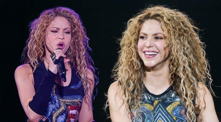 D&uuml;nyaca &uuml;nl&uuml; şarkıcı Shakira sahnede dengesini kaybederek yere d&uuml;şt&uuml;!