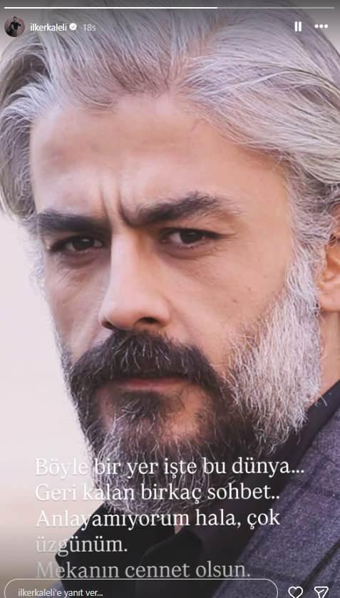 <p><span style="color:#B22222"><strong>İLKER KALELİ</strong></span></p>

<p><strong><em>"B&ouml;yle bir yer işte bu d&uuml;nya... Geri kalan bir ka&ccedil; sohbet...Anlayamıyorum hala, &ccedil;ok &uuml;zg&uuml;n&uuml;m. Mekanın cennet olsun."</em></strong></p>
