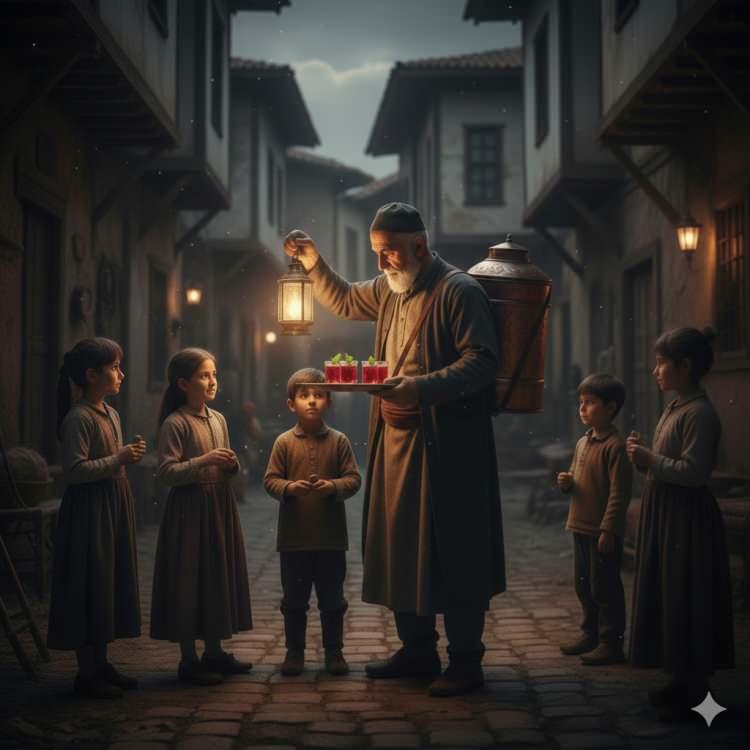 <p><span style="color:#B22222"><strong>ŞERBET&Ccedil;İ</strong></span></p>

<p>Sokaklarda şerbet satan kişiler.</p>
