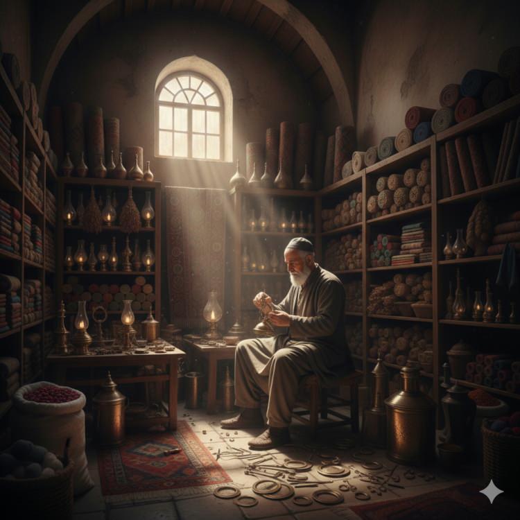 <p><span style="color:#B22222"><strong>KANDİLCİ</strong></span></p>

<p>Yağ lambası ve kandil &uuml;reten ustalar.</p>
