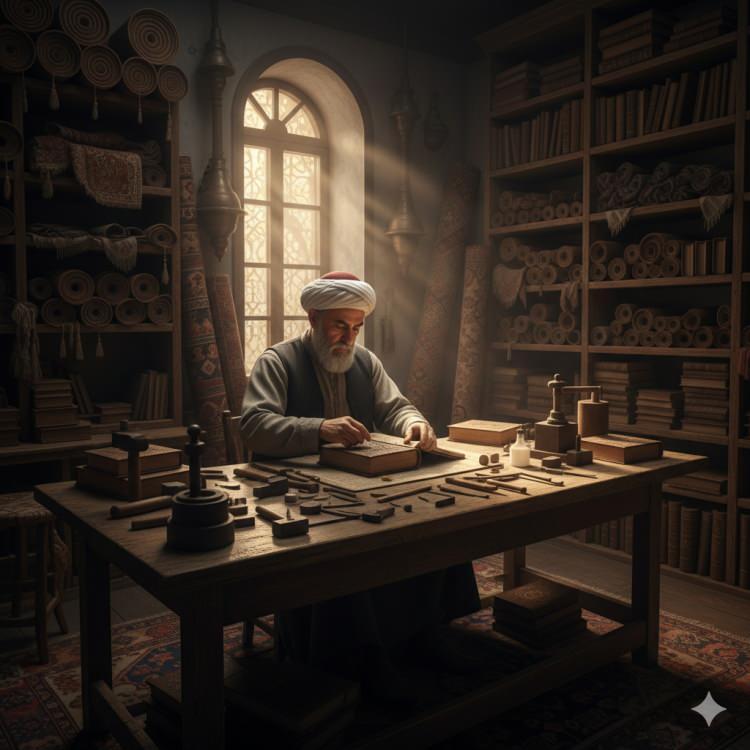 <p><span style="color:#B22222"><strong>M&Uuml;CELLİT</strong></span></p>

<p>El yazması kitapları ciltleyen usta.</p>
