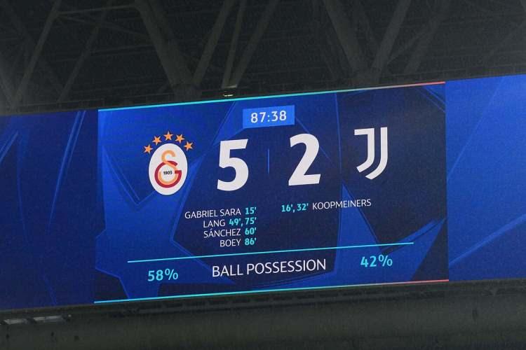 <p>Galatasaray, UEFA Şampiyonlar Ligi son 16 play-off turu ilk ma&ccedil;ında konuk ettiği İtalya temsilcisi Juventus'u 5-2 yenerek son 16 yolunda b&uuml;y&uuml;k bir avantaj yakaladı.&nbsp;</p>
