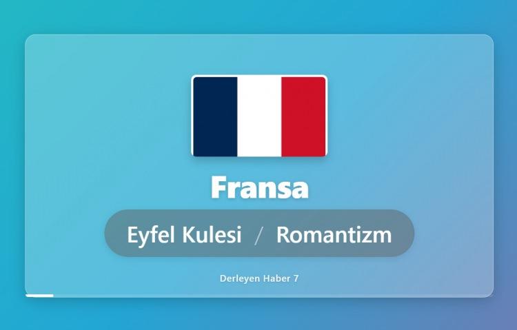 <p><span style="color:#B22222"><strong>FRANSA</strong></span></p>
