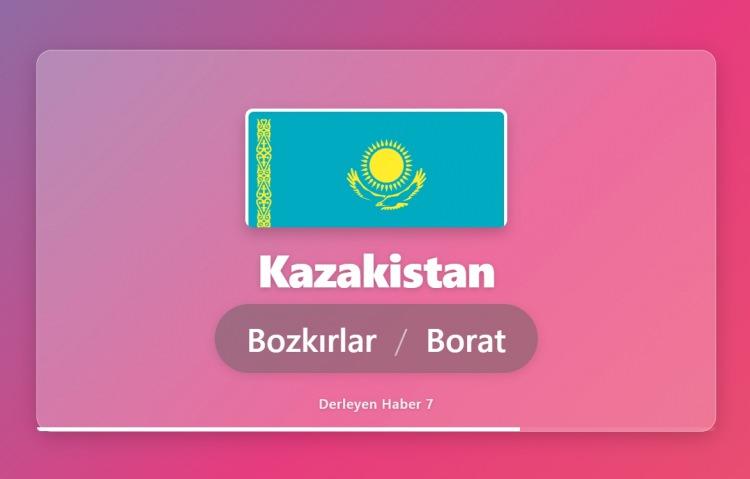 <p><span style="color:#B22222"><strong>KAZAKİSTAN</strong></span></p>
