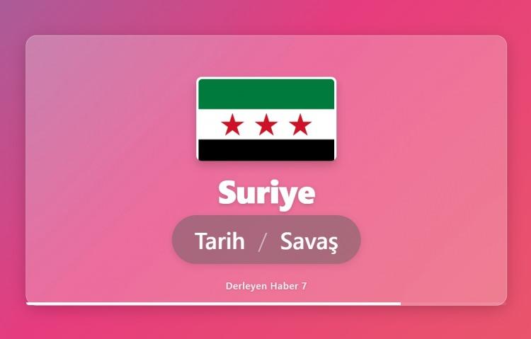 <p><span style="color:#B22222"><strong>SURİYE</strong></span></p>

