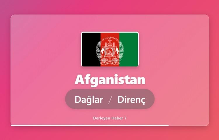 <p><span style="color:#B22222"><strong>AFGANİSTAN</strong></span></p>
