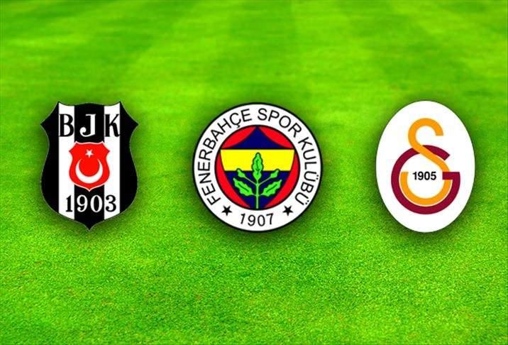<p>Galatasaray, Fenerbah&ccedil;e ve Beşiktaş listede yer aldı.</p>
