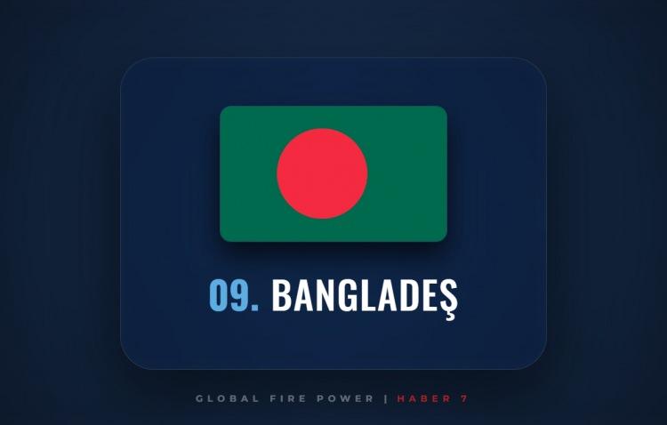 <p><span style="color:#B22222"><strong>9)&nbsp; BANGLADEŞ</strong></span></p>
