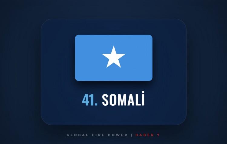 <p><span style="color:#B22222"><strong>41)&nbsp; SOMALİ</strong></span></p>
