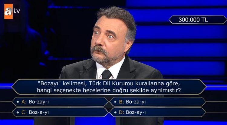 <p><strong>&Ouml;nceki sorularda joker haklarını bitiren yarışmacı, şıklar arasında kararsız kalınca riske girmemek adına yarışmadan &ccedil;ekilme kararı aldı.</strong></p>
