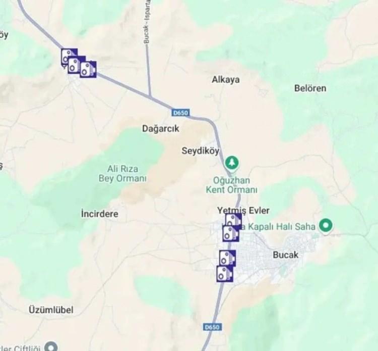 <p><strong><span style="color:#B22222">BUCAK</span> - BURDUR YOLU</strong></p> 