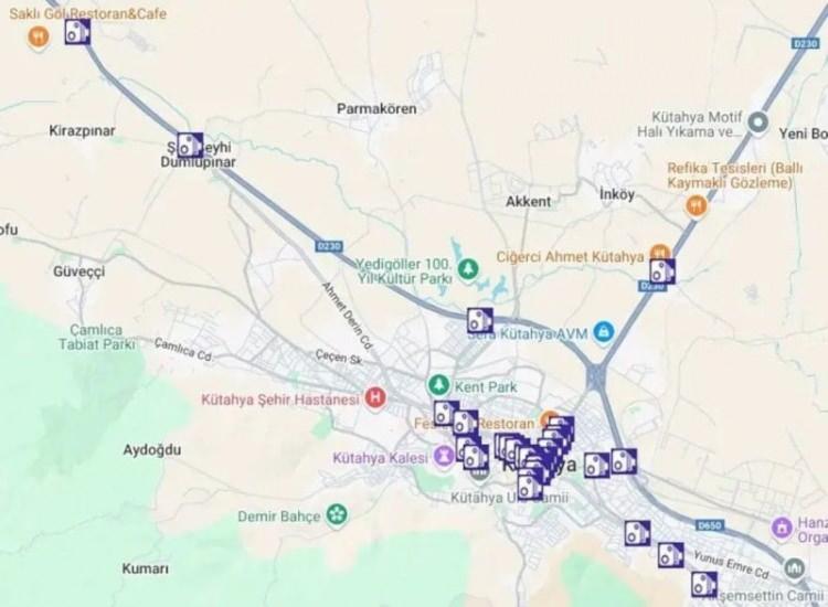<p><span style="color:#B22222"><strong>KÜTAHYA</strong></span></p> 