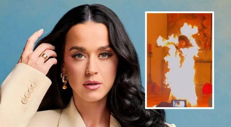 <p>&Uuml;nl&uuml; şarkıcı Katy Perry, yeni şarkısının "Watch it Burn"in" klip &ccedil;ekiminde&nbsp; piroteknik efektlerin kontrolden &ccedil;ıkmasıyla alevler y&uuml;kselerek Katy Perry'nin kıyafetini tutuşturdu.&nbsp;</p>
