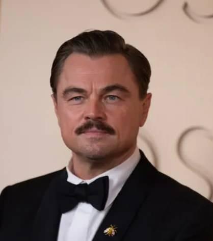 <p><strong>Kırmızı halıda arı rozetiyle boy g&ouml;steren &uuml;nl&uuml; akt&ouml;r, bıyıklı haliyle ikonik akt&ouml;r <span style="color:#800000">Tom Selleck'e</span> benzetildi.</strong></p>
