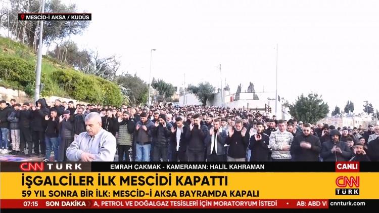 <p>Mescid-i Aksa'da, 1967&rsquo;den bu yana Ramazan ayında b&ouml;ylesine tam bir kapanma ve ibadetlerin tamamen engellenmesi hi&ccedil; olmadı.<br />
<br />
&nbsp;</p>

<p>&nbsp;</p>
