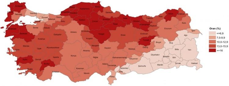 <p>T&uuml;rkiye'deki yaşlı bireylerin sayısı, Danimarka, Ermenistan, İrlanda, İsrail, İsvi&ccedil;re, İzlanda, Sırbistan ve Yeni Zelanda'nın da aralarında bulunduğu 98 &uuml;lkenin n&uuml;fusunu geride bıraktı.</p>

