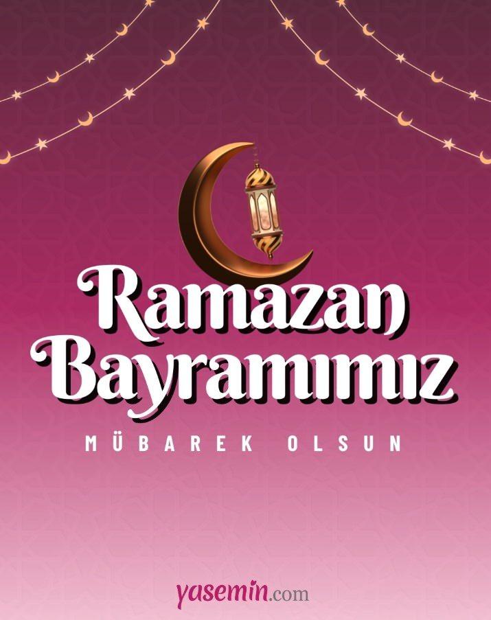 <p><strong>Bir ay boyunca g&ouml;n&uuml;llerimizde misafir ettiğimiz On Bir Ayın Sultanı Ramazan ayına h&uuml;z&uuml;nle veda ederken, yerini b&uuml;y&uuml;k bir coşkuyla Ramazan Bayramı'na devrediyoruz. T&uuml;m M&uuml;sl&uuml;man aleminin sevin&ccedil; ve heyecanla kucakladığı bu m&uuml;barek g&uuml;nde, &uuml;nl&uuml; isimler de bayram neşesini paylaşımlarıyla ta&ccedil;landırdı. İşte &uuml;nl&uuml;lerin​ bayram mesajları...</strong></p>

