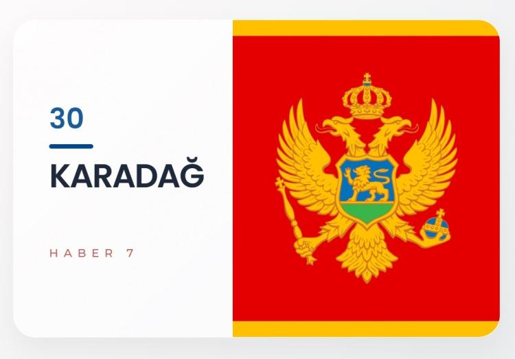 <p><span style="color:#B22222"><strong>30)&nbsp; KARADAĞ</strong></span></p>
