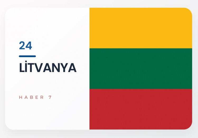 <p><span style="color:#B22222"><strong>24)&nbsp; LİTVANYA</strong></span></p>
