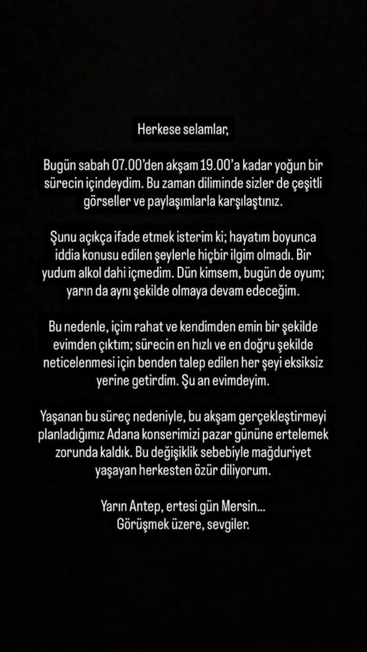 <p><strong><em>​</em>Emre Fel yaptığı a&ccedil;ıklamada şu s&ouml;zleri kullandı:</strong></p>

<p><span style="color:rgb(128, 0, 128)"><strong><em>"Bu zaman diliminde sizler de &ccedil;eşitli g&ouml;rseller ve paylaşımlarla karşılaştınız. Şunu a&ccedil;ık&ccedil;a ifade tmek isterim ki; hayatım boyunca iddia konusu edilen şeylerle hi&ccedil;bir ilgim olmadı. Bir yudum alkol dahi i&ccedil;medim. D&uuml;n kimsem, bug&uuml;n de oyum; yarın da aynı şekilde olmaya devam edeceğim."</em></strong></span></p>
