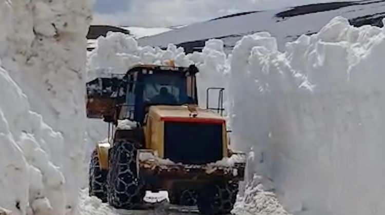 <p><span style="color:#A52A2A"><strong>KAR KALINLIĞI 4 METREYİ BULDU&nbsp;</strong></span></p>

<p>&nbsp;</p>

<p>Yer yer 4 metreye ulaşan kar yığınlarını temizleyen ekipler, &ccedil;alışmaları g&uuml;&ccedil;l&uuml;kle s&uuml;rd&uuml;r&uuml;yor.</p>
