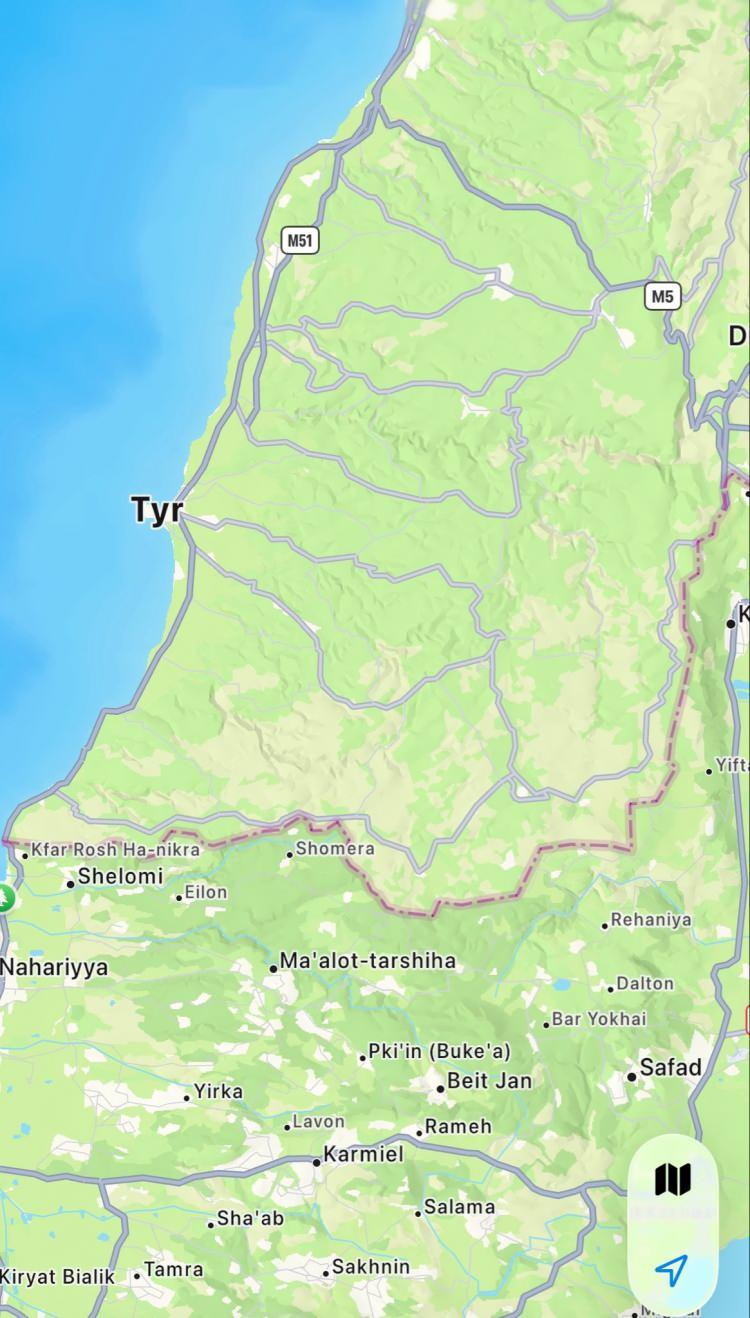 Herkes d&uuml;n gece fark etti: Apple'dan İsrail i&ccedil;in şark kurnazlığı: İsrail'in işgal ettiği L&uuml;bnan k&ouml;ylerini gizliyorlar