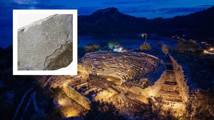 Amos Antik Kenti'ne ait 2 bin 200 yıllık 'kira s&ouml;zleşmesi' bulundu!