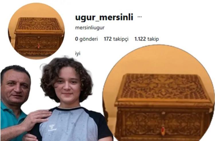 <p>Bu sandığın babanın Instagram'daki profil fotoğrafı olduğu ortaya &ccedil;ıktı.</p>
