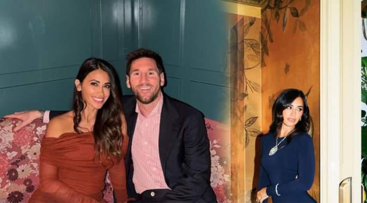 Messi'nin eşi boynunda servet taşıyor: Antonela Roccuzzo'nun kolyesi olay oldu!