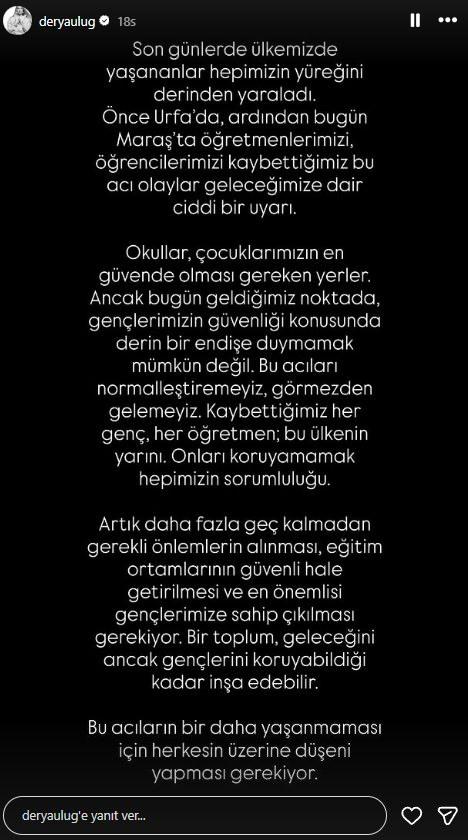 <p><span style="color:#B22222"><strong>DERYA ULUĞ</strong></span></p>
