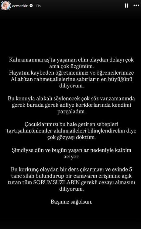 <p><span style="color:#B22222"><strong>ECE SE&Ccedil;KİN</strong></span></p>
