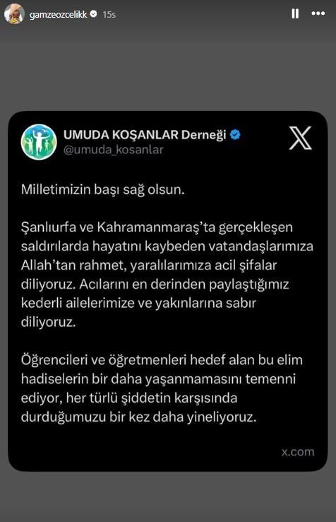 <p><span style="color:#B22222"><strong>GAMZE &Ouml;Z&Ccedil;ELİK</strong></span></p>
