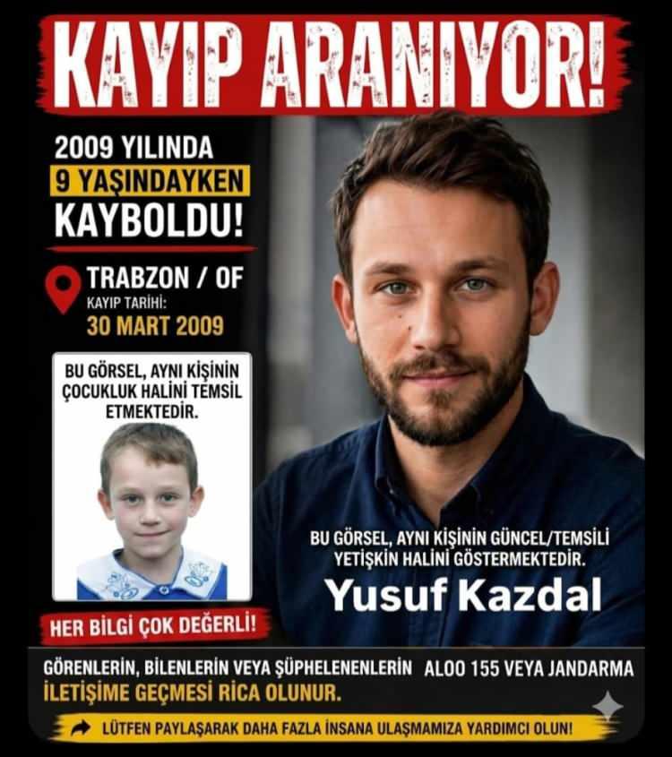 <p><span style="color:#A52A2A"><strong>ACILI BABA OLAY G&Uuml;N&Uuml;N&Uuml; ANLATTI&nbsp;</strong></span></p>

<p>&nbsp;</p>

<p><em><strong>"Oğlum Yusuf, 2009 yılında saat 10.00 sıralarında annesine dışarı &ccedil;ıkacağını s&ouml;ylemiş. Annesi de ondan &ccedil;&ouml;p&uuml; atmasını istemiş. O da &ccedil;&ouml;p&uuml; almış &ccedil;ıkmış, ben de inşaatta &ccedil;alışıyordum. &Ouml;ğle yemeğine eve geldim. Eşim Yusuf&rsquo;un eve gelmediğini s&ouml;yledi. Ben de '&Ccedil;ocuktur, gelir' dedim. İşe geri d&ouml;nd&uuml;m keşke d&ouml;nmeseydim. Akşam eve geldiğimde Yusuf hala yoktu. Yusuf&rsquo;u aramaya başladık. Nerelere gittiğini arkadaşlarına sorduk. Onlar da saat 14.30&rsquo;da Yusuf&rsquo;un eve gitmek i&ccedil;in yanlarından ayrıldığını s&ouml;yledi. Saat 19.00&rsquo;larda marketin &ouml;n&uuml;nde bir arkadaşım onu g&ouml;rm&uuml;ş.&nbsp;</strong></em></p>
