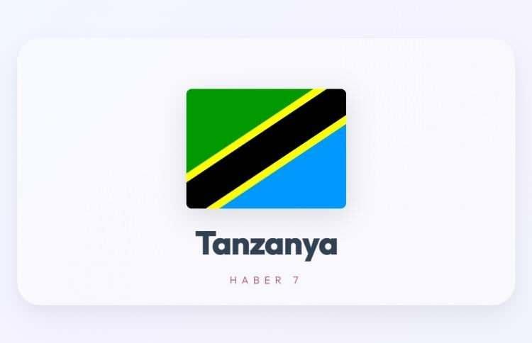 <p><span style="color:#B22222"><strong>TANZANYA</strong></span></p>
