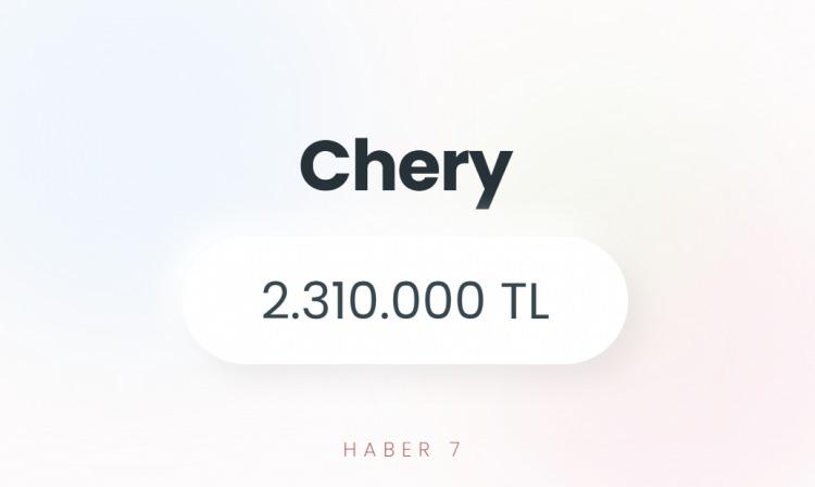 <p><span style="color:#B22222"><strong>CHERY</strong></span></p>
