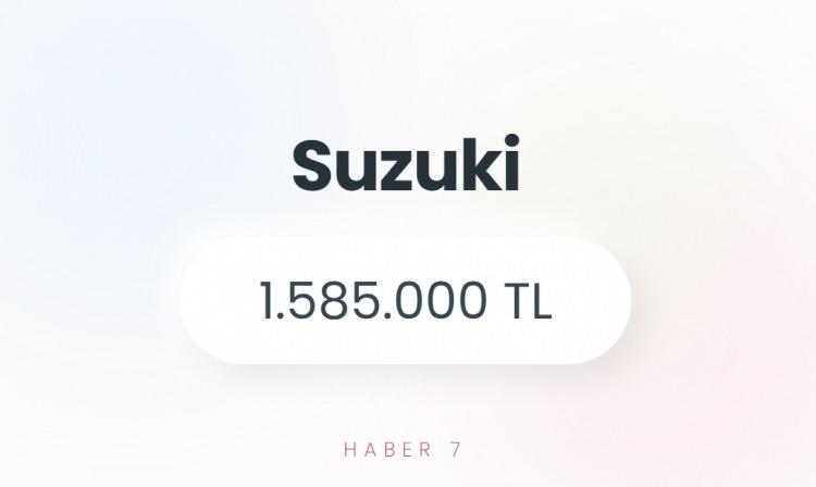 <p><span style="color:#B22222"><strong>SUZUKİ</strong></span></p>
