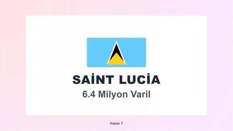 <p><span style="color:#B22222"><strong>SAİNT LUCİA</strong></span></p>
