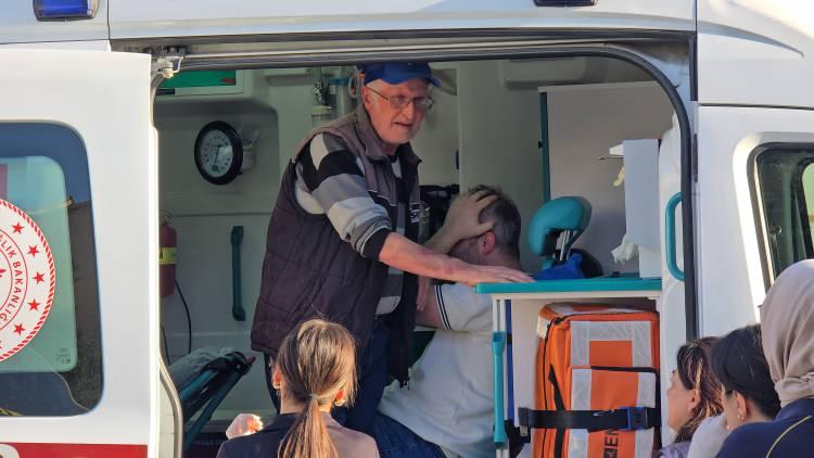 <p>Kaza sonrası olay yerine gelen baba Hakan Pehlivanoğlu sinir krizleri ge&ccedil;irdi.&nbsp;</p>
