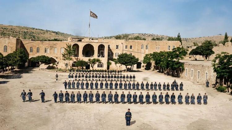 <p><span style="color:#B22222"><strong>BEYT&Uuml;DDİN H&Uuml;K&Uuml;MET KONAĞI VE OSMANLI ASKERLERİ </strong></span></p>

<p><span style="color:#B22222"><strong>(YAPAY ZEKA Y&Ouml;NTEMİYLE RENKLENDİRİLMİŞTİR)</strong></span></p>

<p>&nbsp;</p>

<p>&nbsp;</p>

<p>&nbsp;</p>
