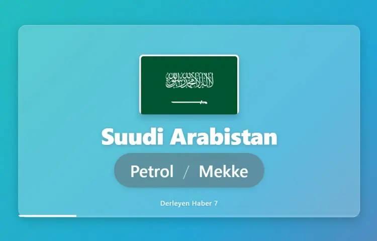 <p>SUUDİ ARABİSTAN DENİNCE İLK AKLA GELEN: PETROL VE MEKKE</p>
