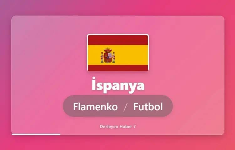 <p>İSPANYA DENİNCE İLK AKLA GELEN: FLEMANKO VE FUTBOL</p>
