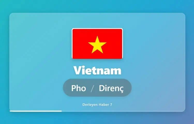 <p>VİETNAM DENİNCE İLK AKLA GELEN: PHO (YEMEK) VE DİREN&Ccedil;</p>
