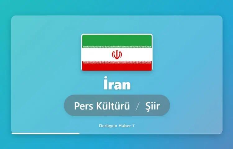 <p>İRAN DENİNCE İLK AKLA GELEN: PERS K&Uuml;LT&Uuml;R&Uuml; VE ŞİİR</p>
