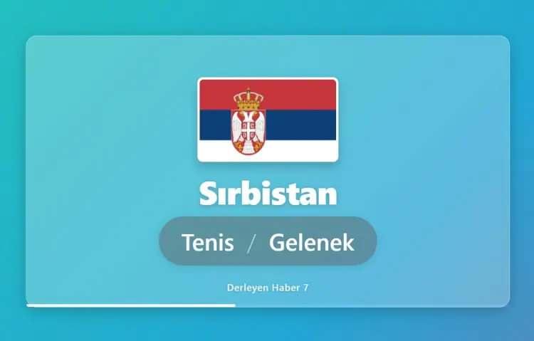<p>SIRBİSTAN DENİNCE İLK AKLA GELEN: TENİS VE GELECEK</p>
