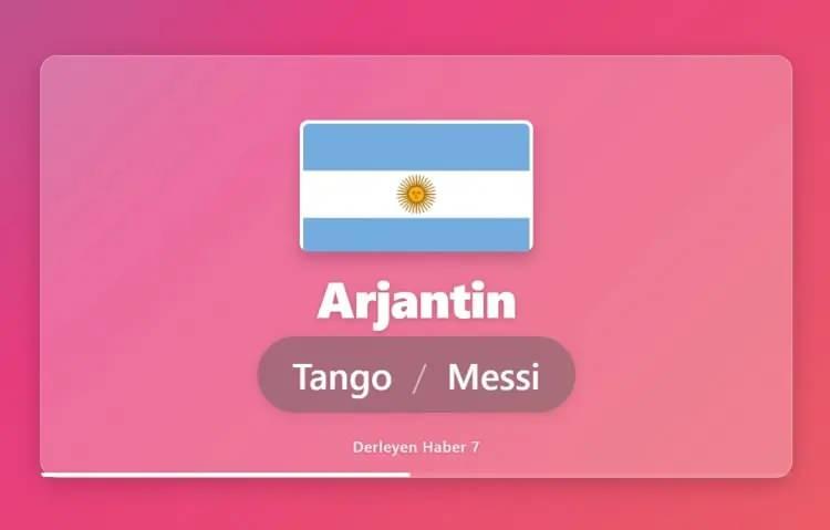 <p>ARJANTİN DENİNCE İLK AKLA GELEN: MESSİ</p>
