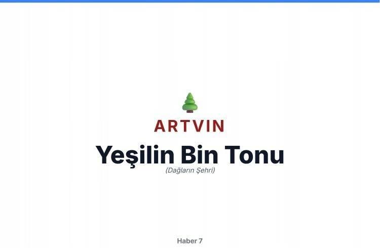 <p>ARTVİN</p>
