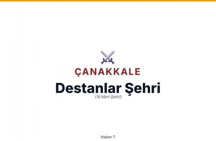 <p>&Ccedil;ANAKKALE</p>
