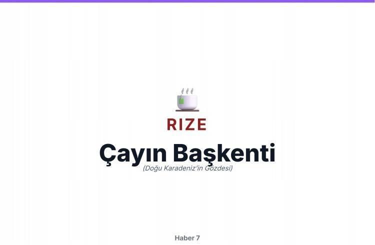 <p>RİZE</p>

